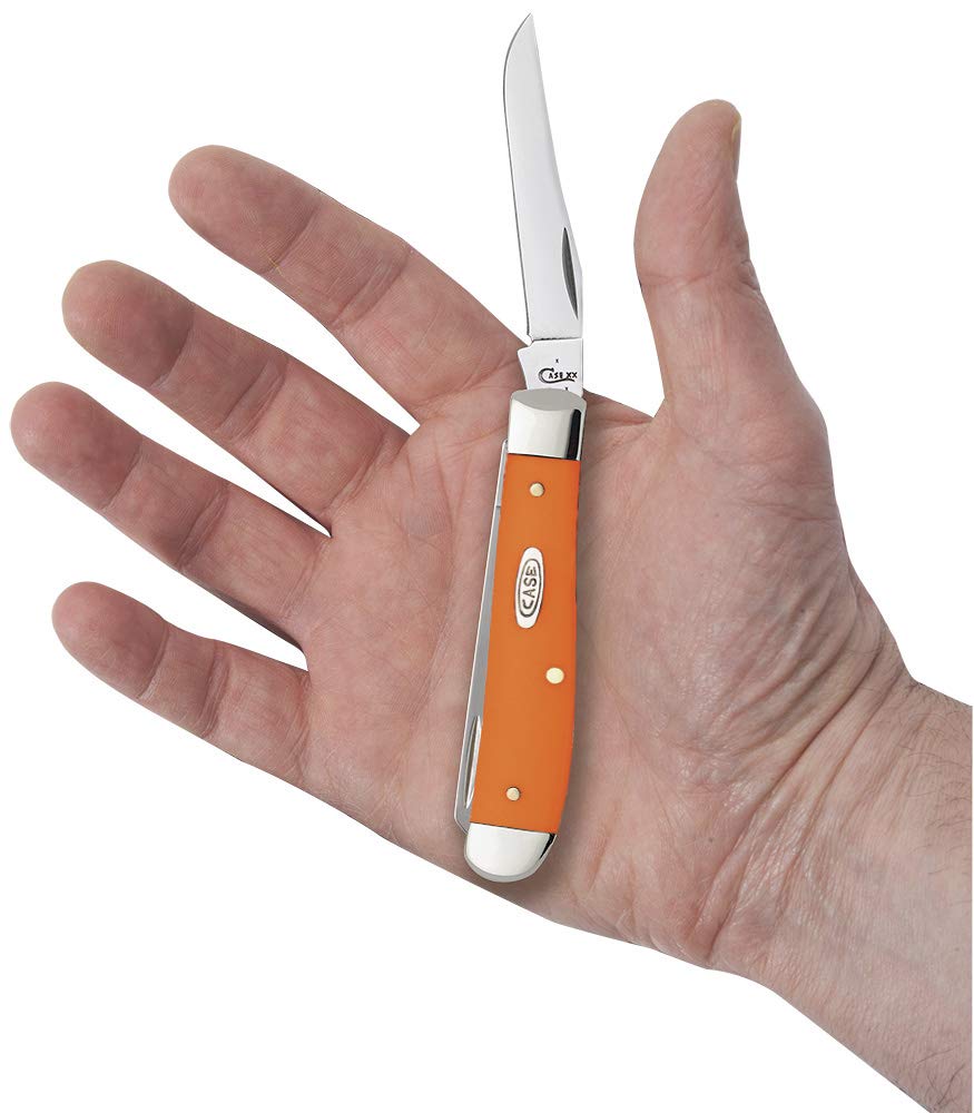 Amazon.com: Case WR XX Pocket Knife Orange Synthetic Mini Trapper